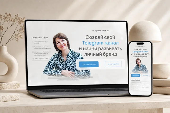 Сайт эксперта по личному бренду